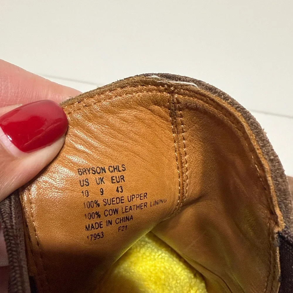 Ralph Lauren - Bryson - Brown Suede Chelsea Boot - Size 10